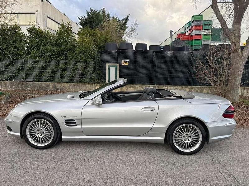 Usata Mercedes SL55 AMG AMG 500 CV (367 kW) 2002 Argento Cabrio