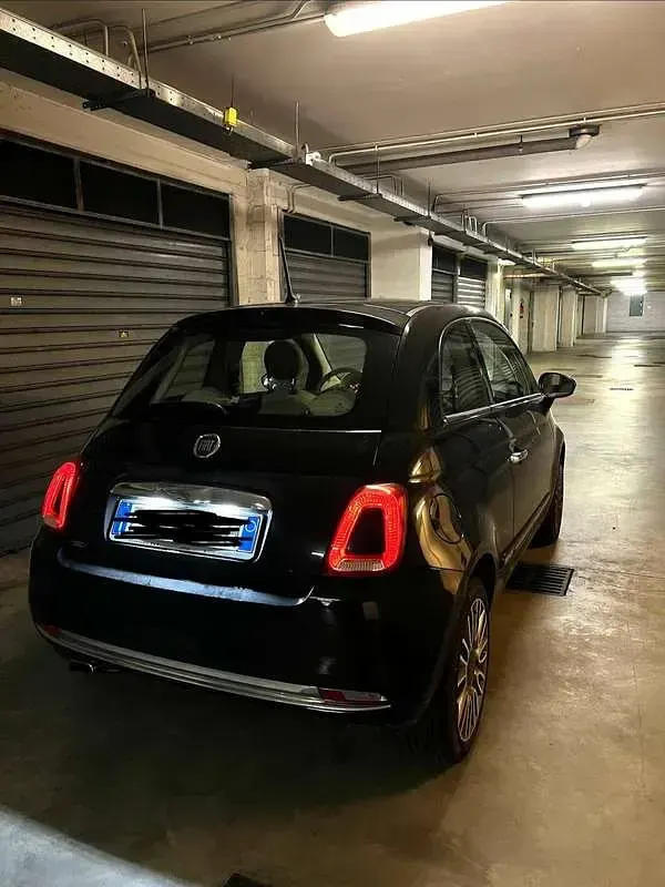 Usata Fiat 500 Lounge 69 CV (50 kW) 2017 Nero Utilitaria