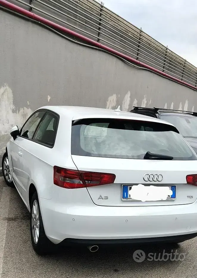 Usata Audi A3 110 CV (80 kW) 2015 Bianco Berlina
