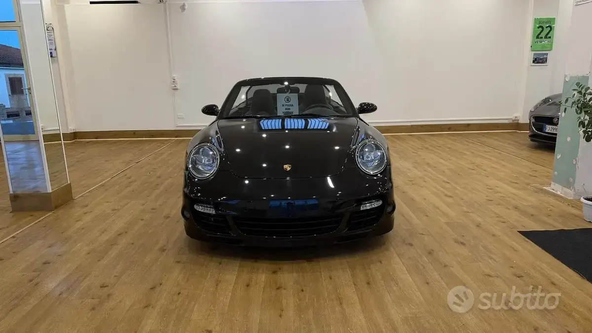 Usata Porsche 911 Turbo Cabriolet 480 CV (353 kW) 2008 Nero Cabrio