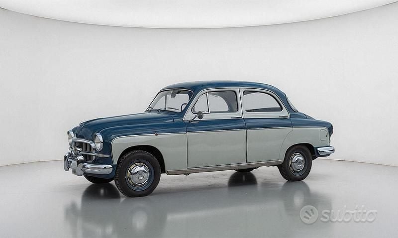 Usata Fiat 1400B 1950 Blu Berlina