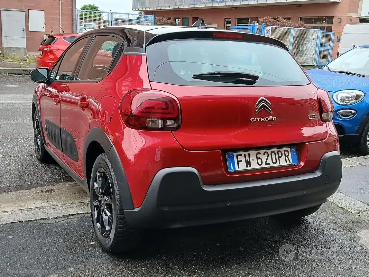 Usata Citroën C3 PureTech 83 CV (61 kW) 2019 Rosso Utilitaria