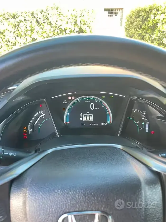 Usata Honda Civic Elegance 126 CV (92 kW) 2019 Grigio Berlina