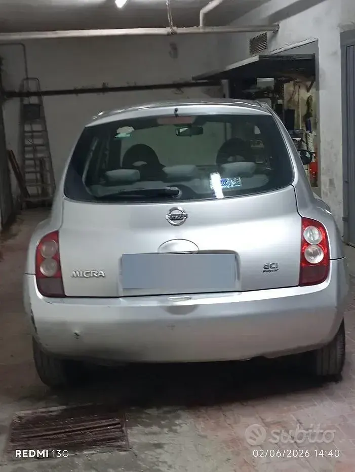 Usata Nissan Micra 65 CV (47 kW) 2004 Grigio Utilitaria