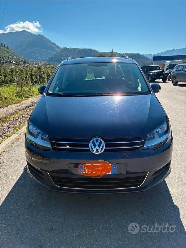 Usata VW Sharan 150 CV (110 kW) 2015 Blu Monovolume
