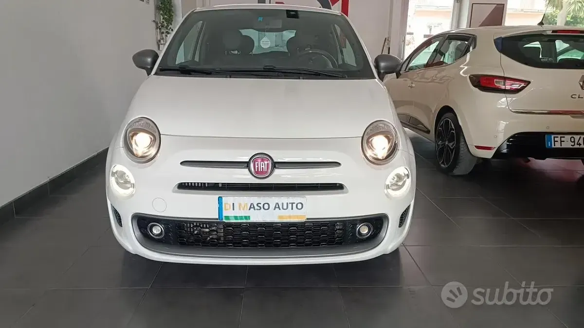 Usata Fiat 500C S 105 CV (77 kW) 2018 Bianco Cabrio