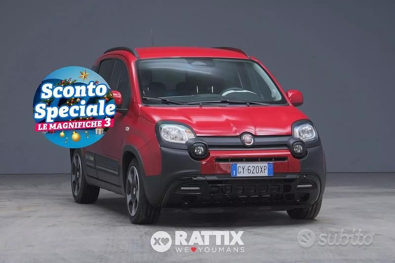 Rosso Usata 2025 Fiat Panda Cross Tre volumi | 11.700 € (Buon prezzo) - Immagine 1/4