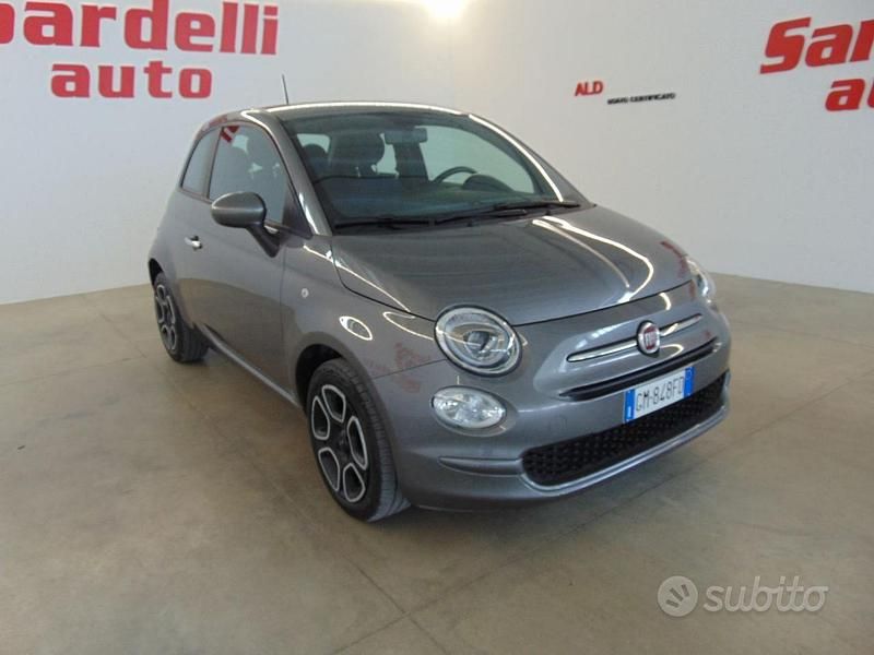 Usata Fiat 500 Club 70 CV (51 kW) 2022 Grigio scuro Utilitaria