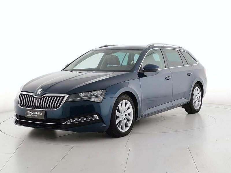 Usata Skoda Superb Style 150 CV (110 kW) 2021 Blu Station wagon
