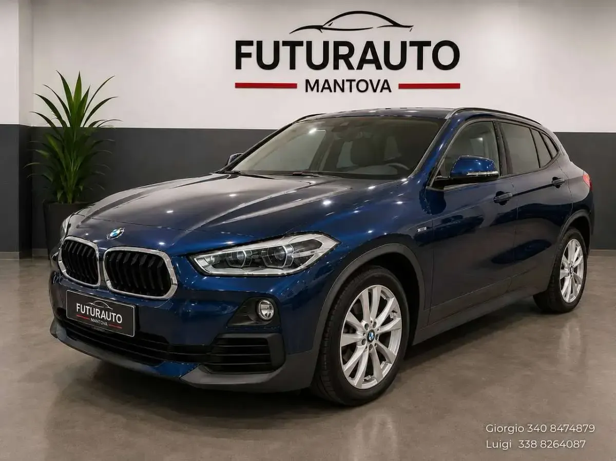 Usata BMW X1 150 CV (110 kW) 2019 Blu/azzurro SUV