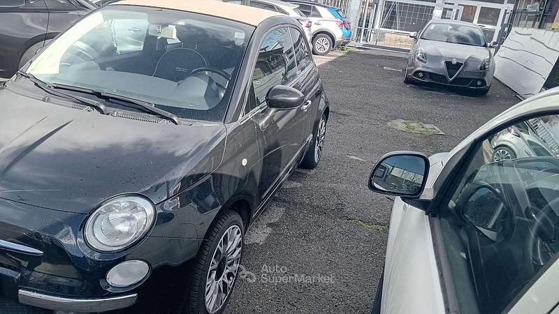 Usata Fiat 500C Lounge 69 CV (50 kW) 2015 Nero ribelle Cabrio