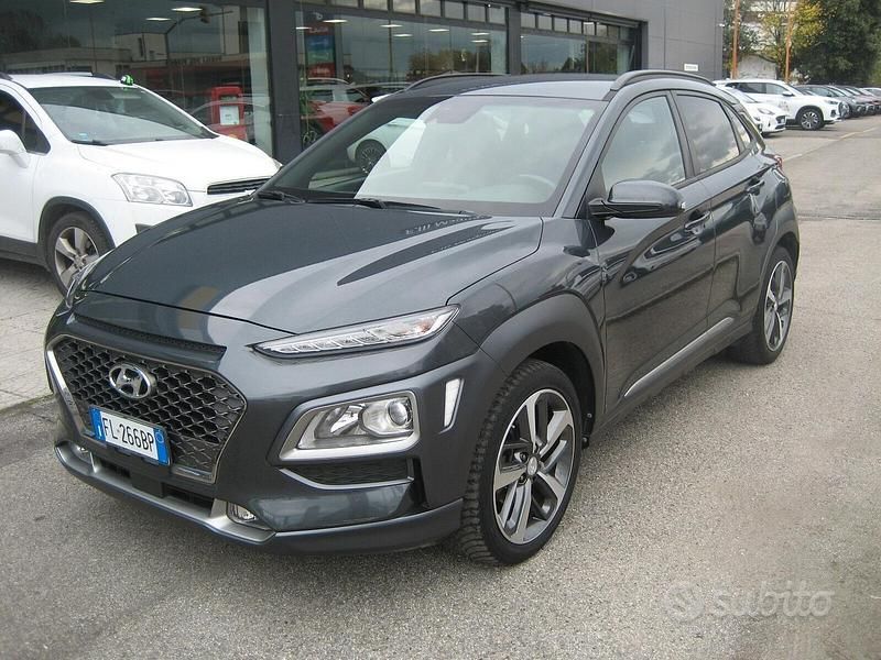 Usata Hyundai Kona Xpossible 120 CV (88 kW) 2018 Grigio SUV