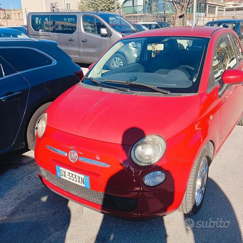 Usata Fiat 500 Sport 75 CV (55 kW) 2009 Rosso Berlina