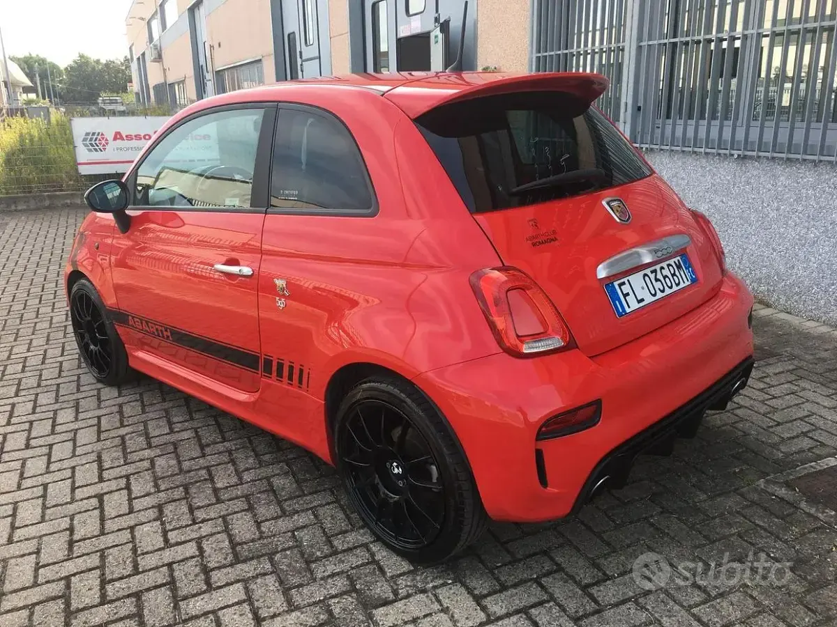 Usata Abarth 595 145 CV (106 kW) 2017 Rosso Berlina