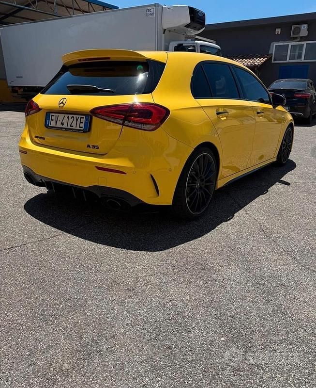 Usata Mercedes A35 AMG AMG 306 CV (225 kW) 2019 Giallo Berlina