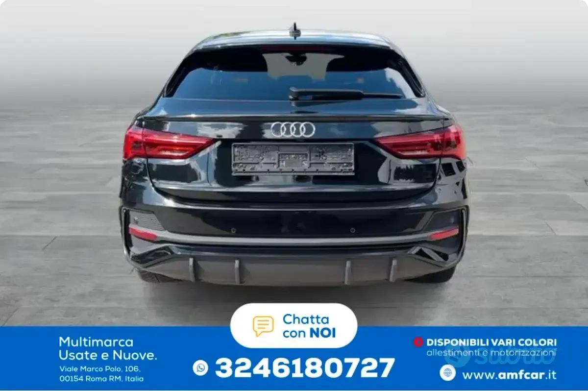 Usata Audi Q3 Sportback S-Line 150 CV (110 kW) 2023 Nero SUV