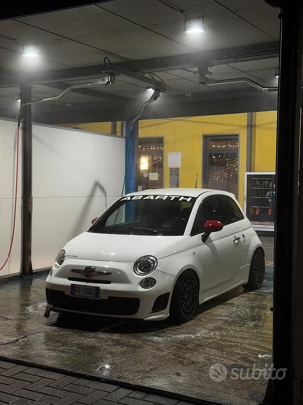 Usata Abarth 595 215 CV (158 kW) 2016 Bianco Berlina