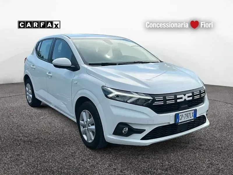 Usata Dacia Sandero Expression 101 CV (74 kW) 2023 Bianco Utilitaria