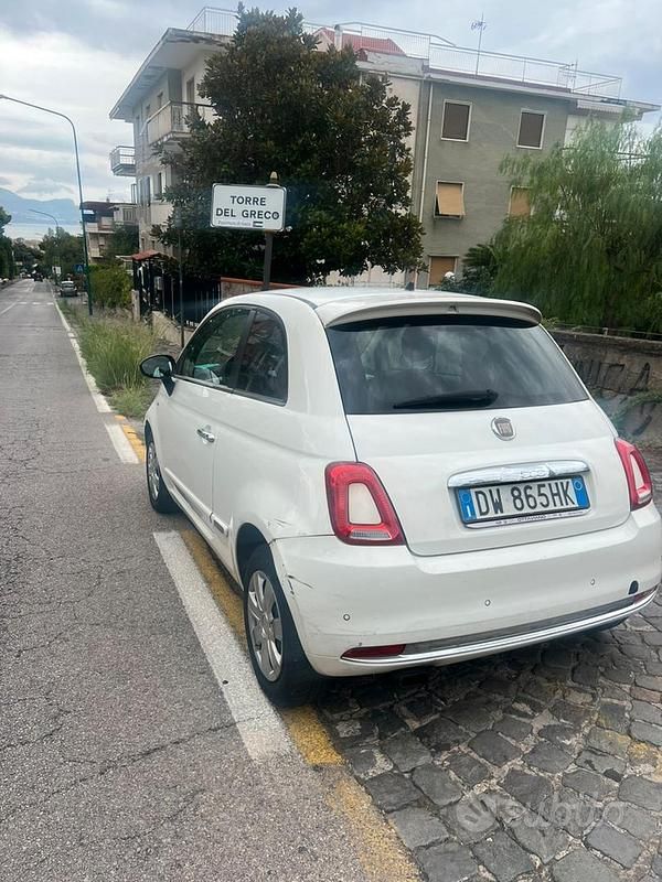 Usata Fiat 500 69 CV (50 kW) 2009 Bianco Utilitaria