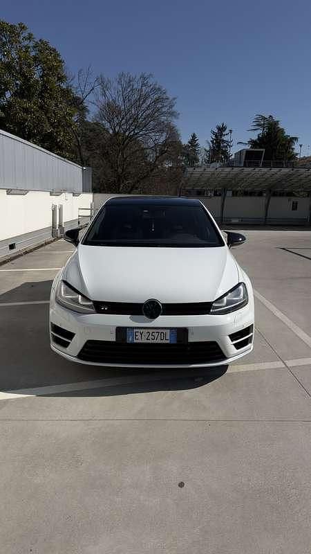 Usata VW Golf VII R 400 CV (294 kW) 2015 Bianco Berlina