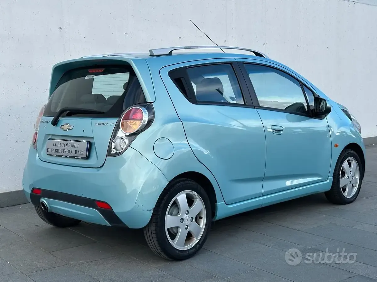 Usata Chevrolet Spark LT 81 CV (59 kW) 2010 Blu Utilitaria