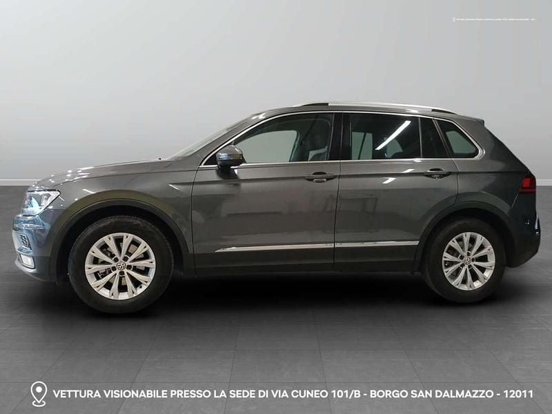 Usata VW Tiguan Business 150 CV (110 kW) 2019 9h grigio cenere metallizzato SUV