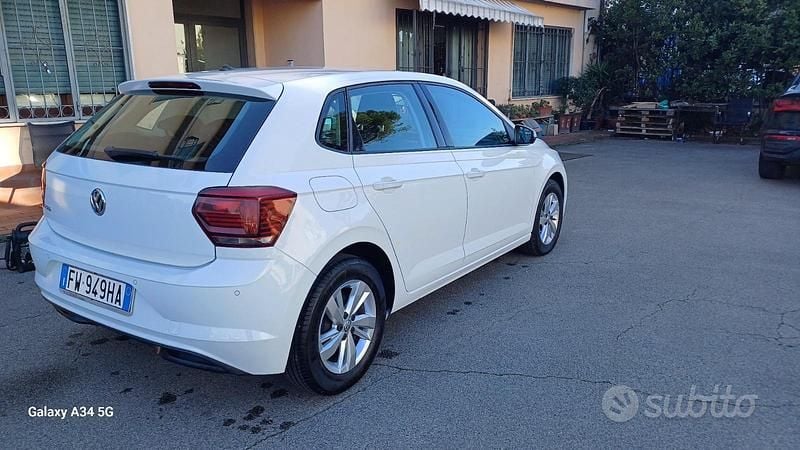 Usata VW Polo 95 CV (69 kW) 2019 Bianco Berlina