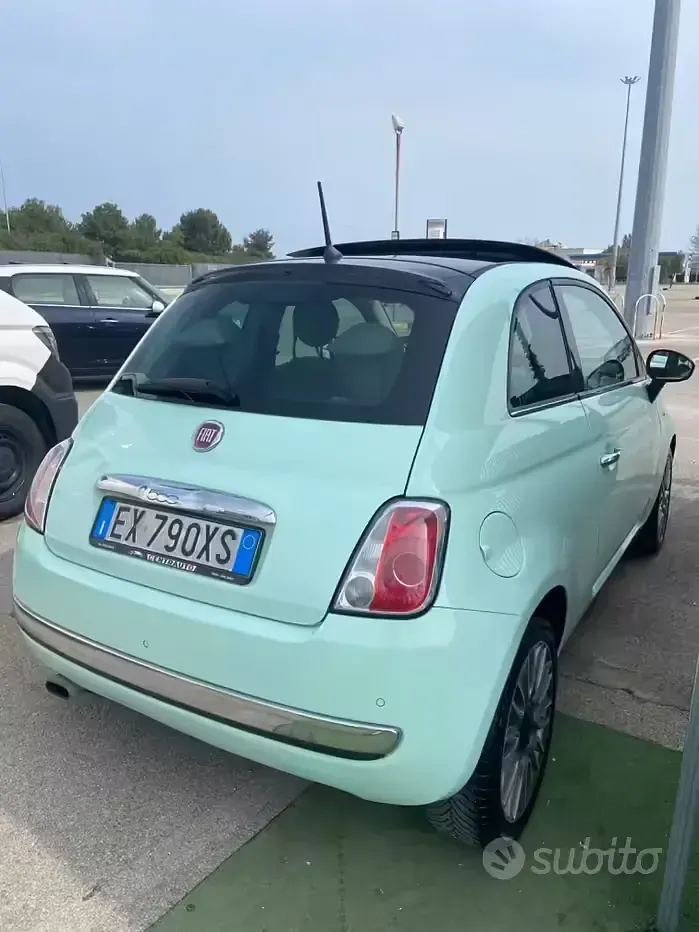 Begagnad Fiat 500 69 HK (50 kW) 2015 Blå Sedan