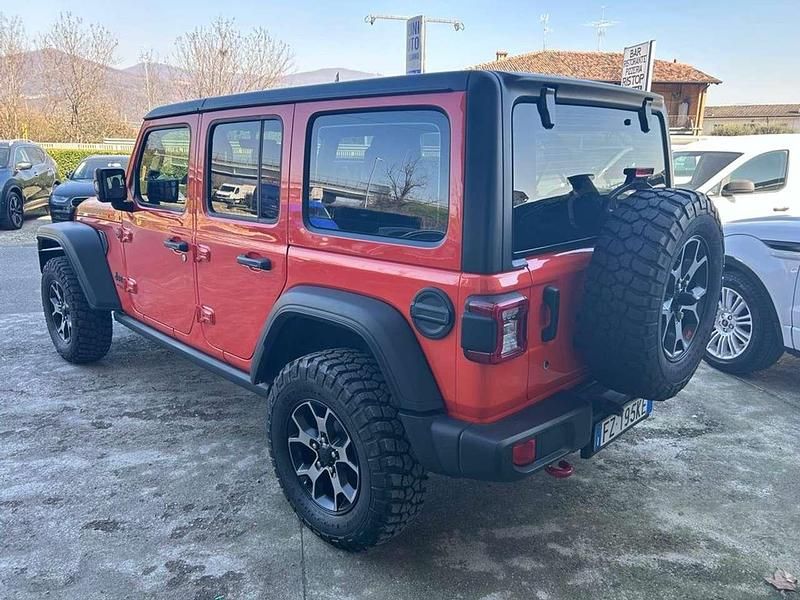 Usata Jeep Wrangler Unlimited Rubicon 200 CV (147 kW) 2019 Arancione SUV