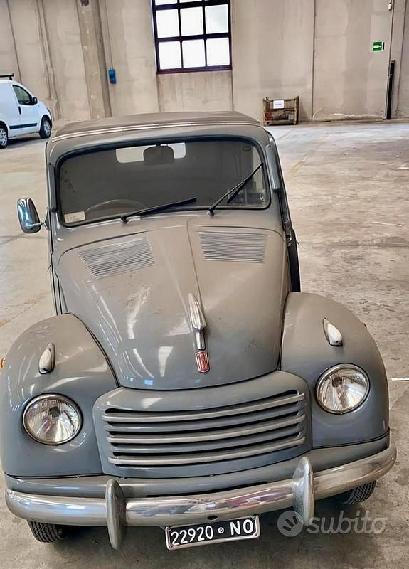 Usata Fiat Topolino 13 kW (18 CV) 1950 Grigio Utilitaria