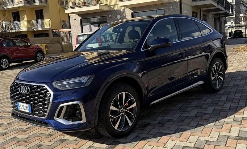 Usata Audi Q5 Advanced 204 CV (150 kW) 2021 Blu/azzurro SUV