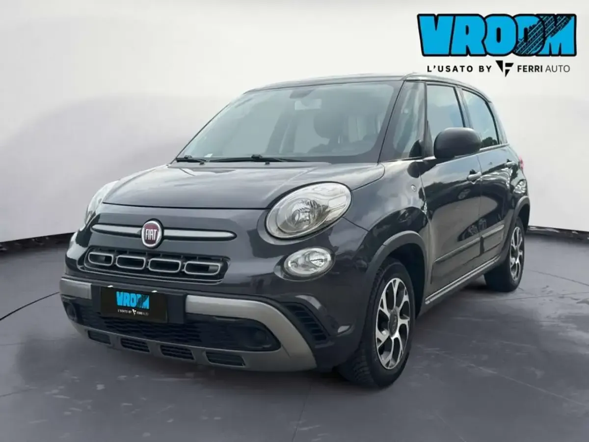 Usata Fiat 500L Cross 95 CV (69 kW) 2019 Grigio scuro Monovolume