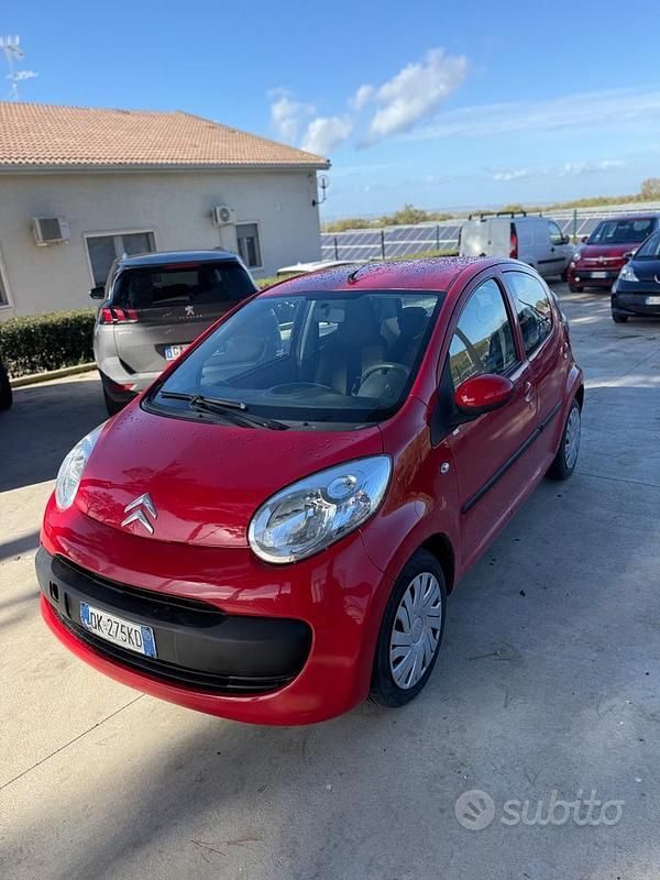 Usata Citroën C1 67 CV (49 kW) 2007 Rosso Utilitaria