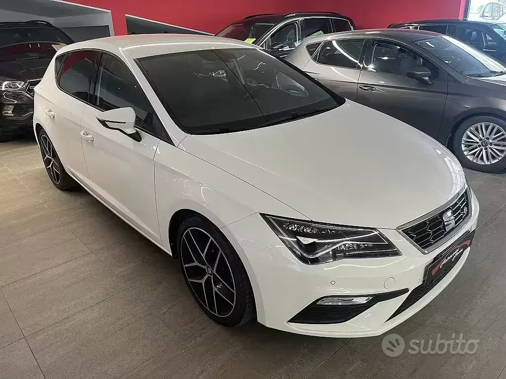 Usata Seat Leon FR 150 CV (110 kW) 2018 Bianco Station wagon