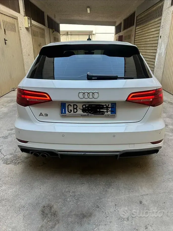 Usata Audi A3 S-Line 150 CV (110 kW) 2020 Bianco Berlina