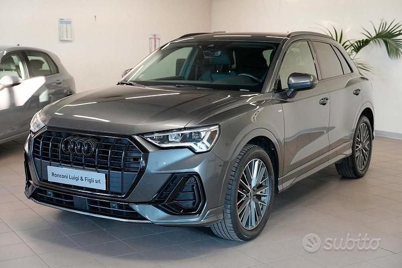 Grigio Usata 2022 Audi Q3 S-Line SUV | 34.500 € (Buon prezzo) - Immagine 1/4