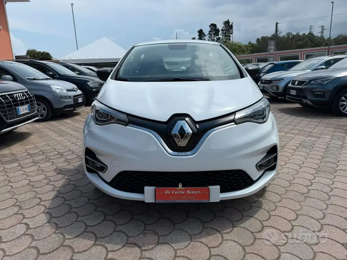 Usata Renault Zoe Life 50 kW (69 CV) 2022 Bianco Utilitaria