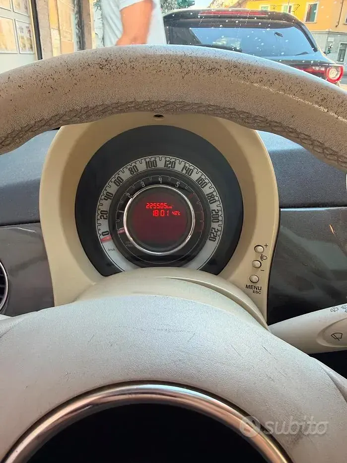 Usata Fiat 500 69 CV (50 kW) 2013 Grigio Berlina