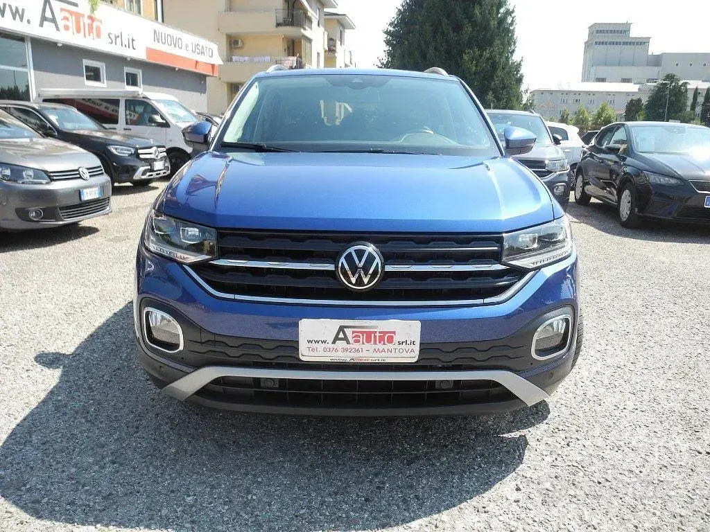 Usata VW T-Cross Advance 110 CV (80 kW) 2022 Bluazzurro SUV