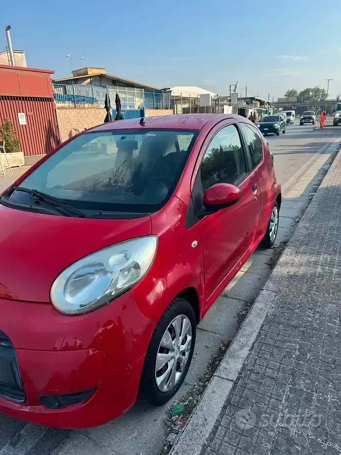 Usata Citroën C1 68 CV (50 kW) 2009 Rosso Utilitaria