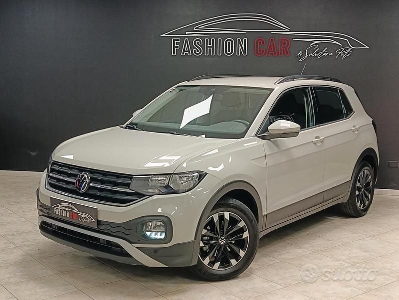 Beige Usata 2022 VW T-Cross Style SUV | 18.499 € (Buon prezzo) - Immagine 1/4