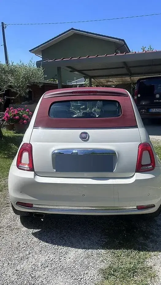 Usata Fiat 500 69 CV (50 kW) 2016 Bianco Cabrio