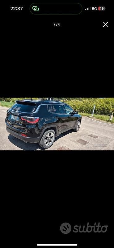 Usata Jeep Compass Limited 120 CV (88 kW) 2018 Nero SUV