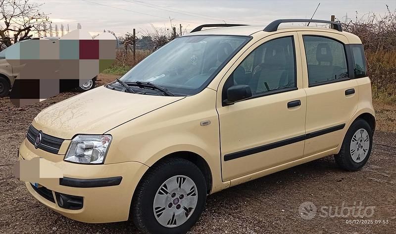Usata Fiat Panda Emotion 60 CV (44 kW) 2008 Giallo Utilitaria