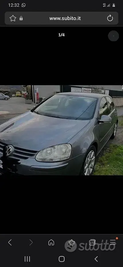 Usata VW Golf IV 150 CV (110 kW) 2004 Verde Coupé