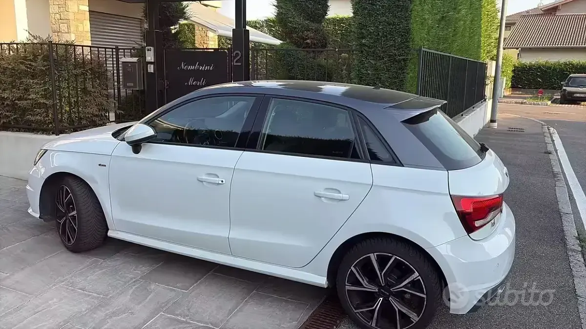 Usata Audi A1 90 CV (66 kW) 2018 Bianco Utilitaria