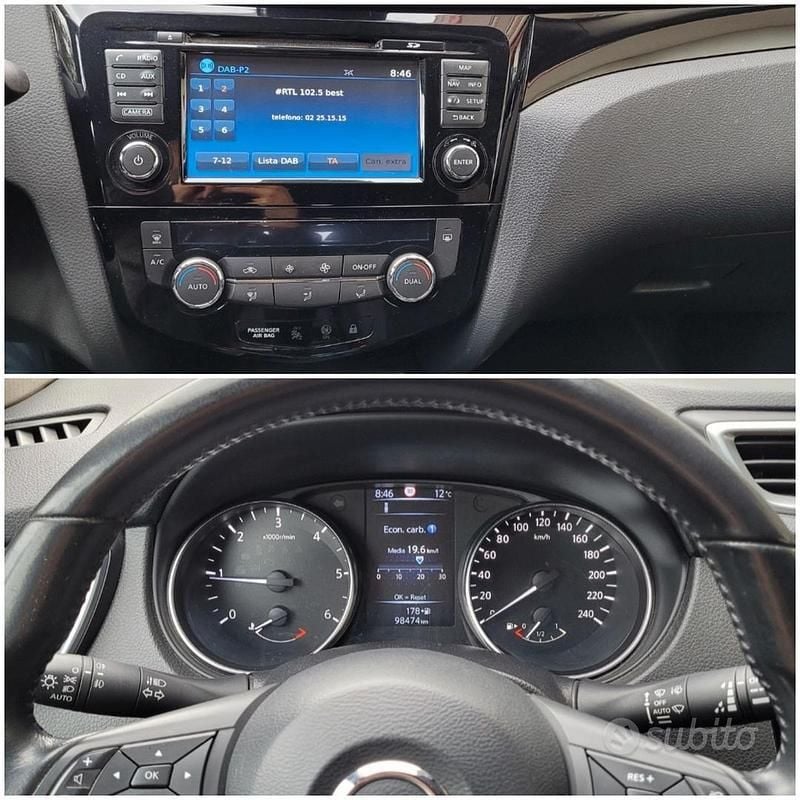 Usata Nissan Qashqai Tekna 110 CV (80 kW) 2017 Nero SUV