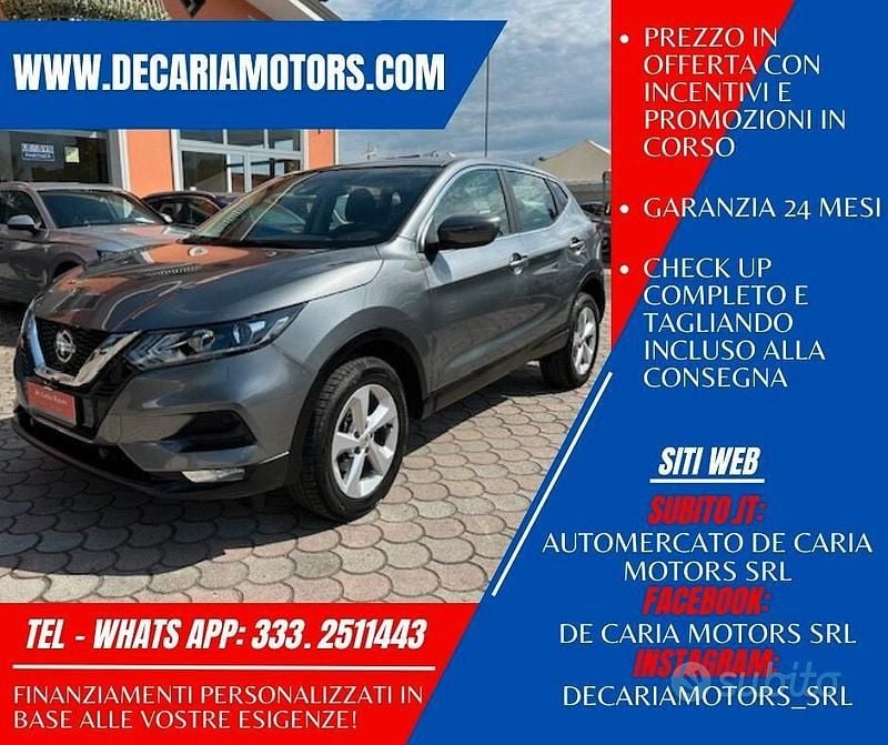 Grigio Usata 2021 Nissan Qashqai SUV | 18.900 € (Buon prezzo) - Immagine 1/4