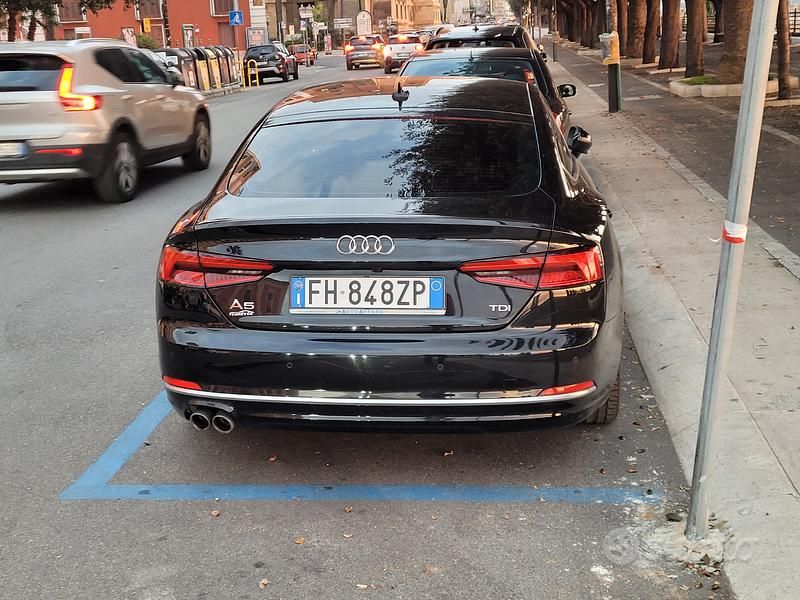 Usata Audi A5 190 CV (139 kW) 2017 Nero Coupé