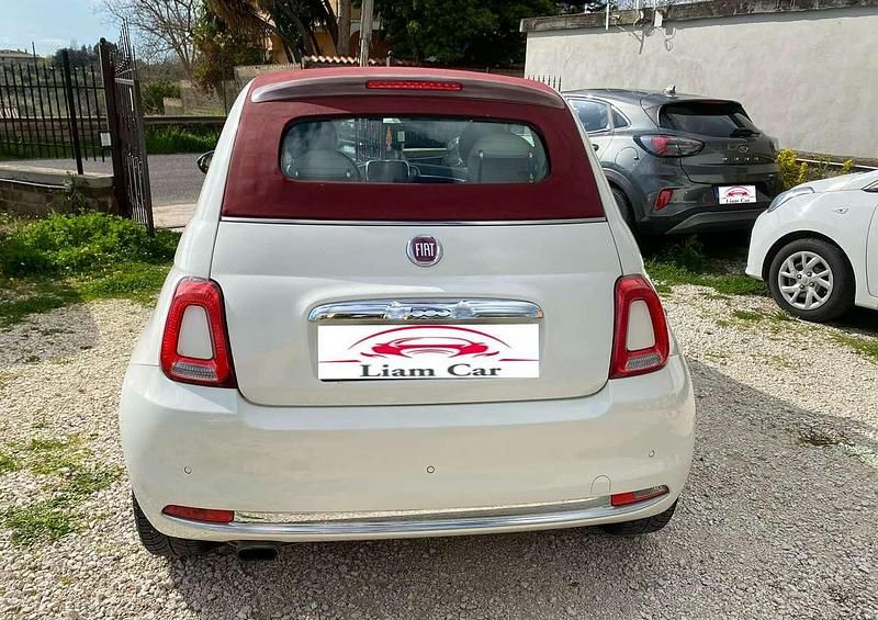 Usata Fiat 500C Lounge 69 CV (50 kW) 2017 Bianco Cabrio